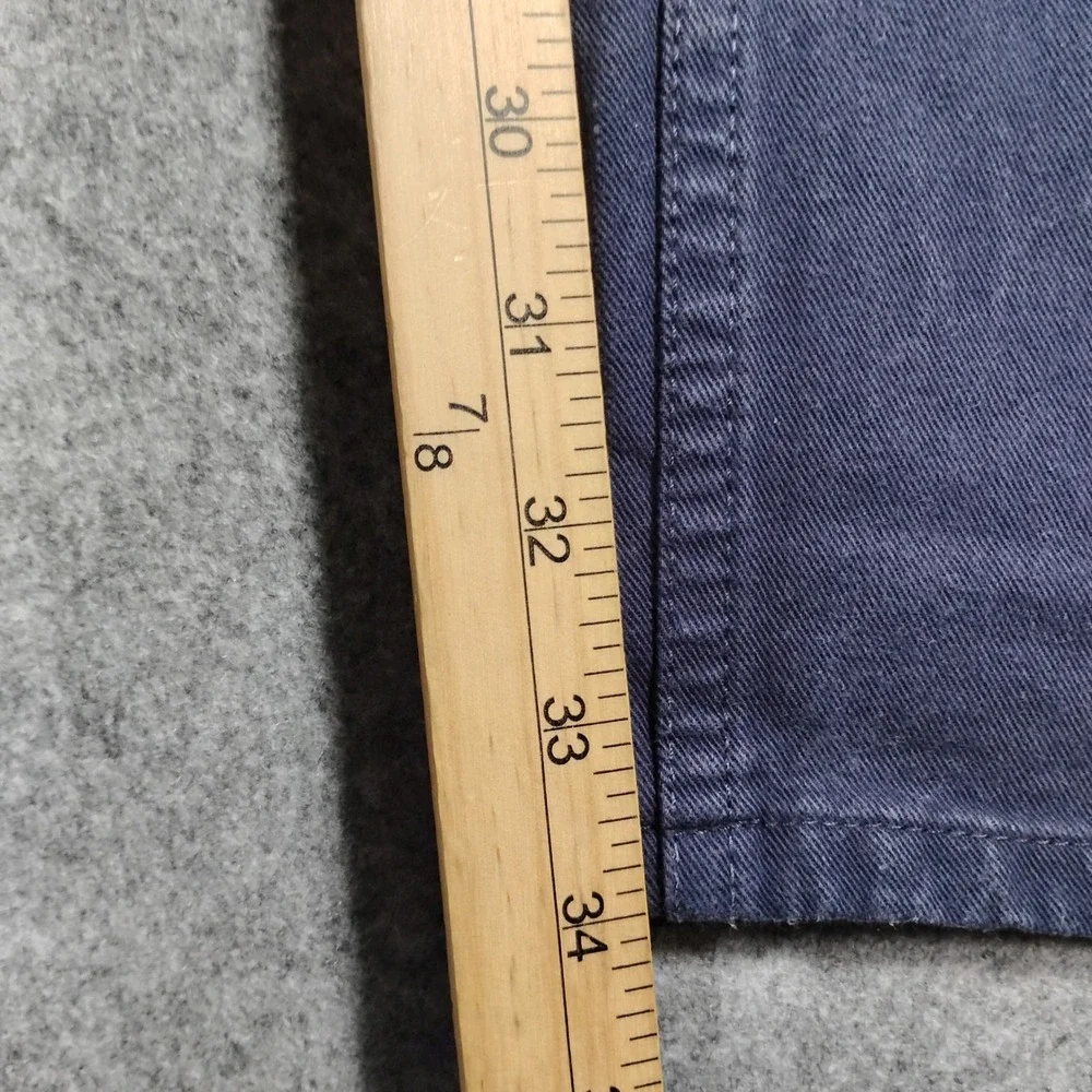 3sixteen Men's Officer Chino Pants Size 36 Navy Blue Casual Twill Button Fly